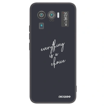 Picasee crna silikonska maskica za Xiaomi Mi 11 Ultra - Everything is a choice