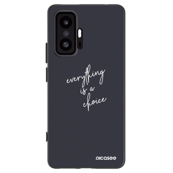 Picasee crna silikonska maskica za Xiaomi 11T - Everything is a choice