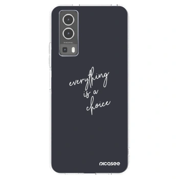 Picasee silikonska prozirna maskica za Vivo Y72 5G - Everything is a choice