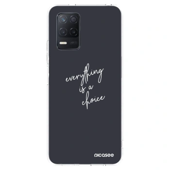 Picasee silikonska prozirna maskica za Realme 8 5G - Everything is a choice