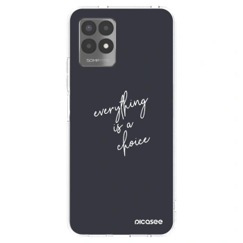 Picasee silikonska prozirna maskica za Realme 8i - Everything is a choice