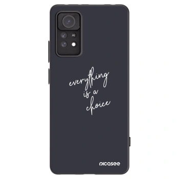 Picasee crna silikonska maskica za Xiaomi Redmi Note 11 Pro - Everything is a choice