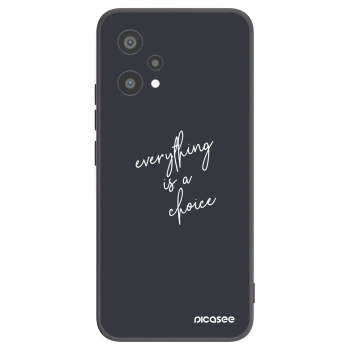 Picasee crna silikonska maskica za Realme 9 Pro 5G - Everything is a choice