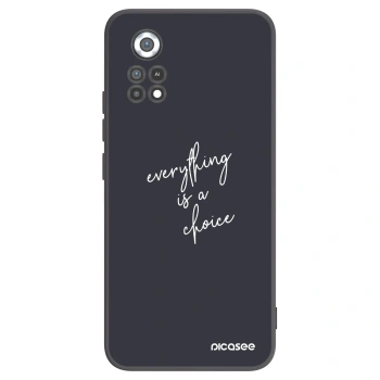 Picasee crna silikonska maskica za Xiaomi Poco X4 Pro 5G - Everything is a choice