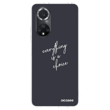 Picasee silikonska prozirna maskica za Huawei Nova 9 SE - Everything is a choice