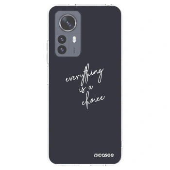 Picasee silikonska prozirna maskica za Xiaomi 12 Pro - Everything is a choice
