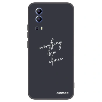 Picasee crna silikonska maskica za Vivo Y52 5G - Everything is a choice
