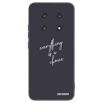 Picasee crna silikonska maskica za Honor Magic4 Lite 5G - Everything is a choice