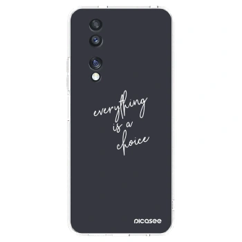 Picasee silikonska prozirna maskica za Honor 70 - Everything is a choice