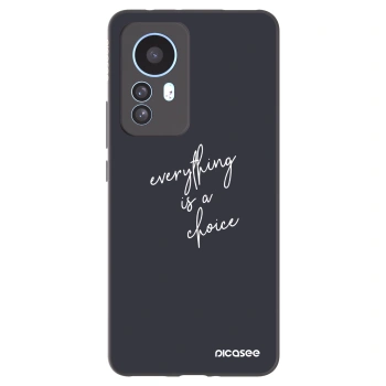 Picasee crna silikonska maskica za Xiaomi 12T - Everything is a choice