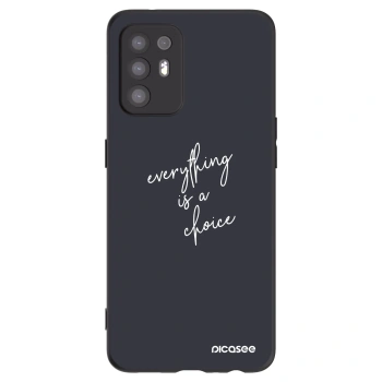 Picasee crna silikonska maskica za OPPO A94 5G - Everything is a choice