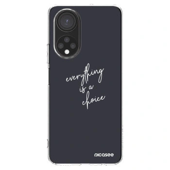 Picasee silikonska prozirna maskica za Honor X7 - Everything is a choice