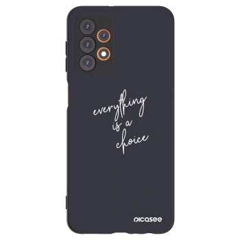 Picasee crna silikonska maskica za Samsung Galaxy A23 A235F 4G - Everything is a choice