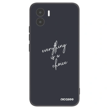 Picasee crna silikonska maskica za Xiaomi Redmi A1 - Everything is a choice