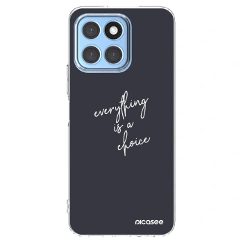 Picasee silikonska prozirna maskica za Honor X6 - Everything is a choice