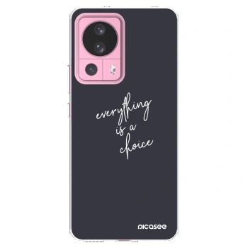 Picasee silikonska prozirna maskica za Xiaomi 13 Lite - Everything is a choice