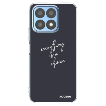 Picasee silikonska prozirna maskica za Honor X8a - Everything is a choice