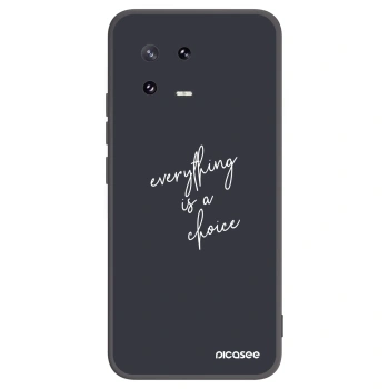 Picasee crna silikonska maskica za Xiaomi 13 Pro - Everything is a choice