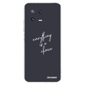 Picasee silikonska prozirna maskica za Xiaomi 13 Pro - Everything is a choice
