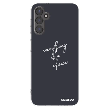 Picasee silikonska prozirna maskica za Samsung Galaxy A14 4G A145R - Everything is a choice