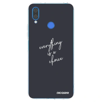 Picasee silikonska prozirna maskica za Huawei Nova 3i - Everything is a choice