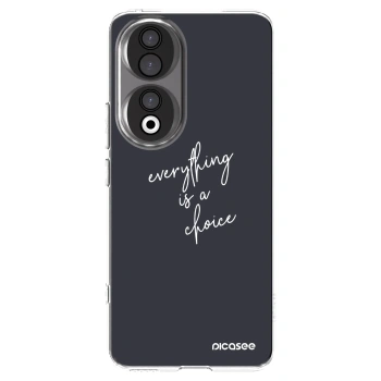 Picasee silikonska prozirna maskica za Honor 90 5G - Everything is a choice