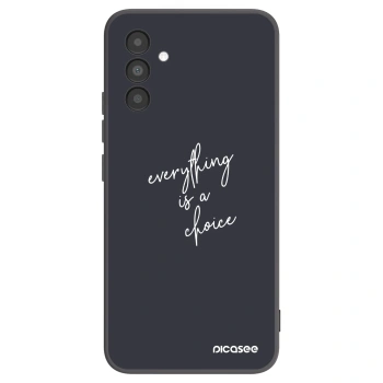Picasee crna silikonska maskica za Samsung Galaxy A04s A047F - Everything is a choice