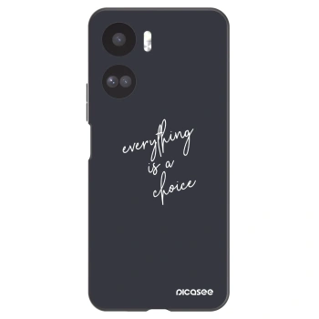 Picasee crna silikonska maskica za Honor 90 Lite 5G - Everything is a choice
