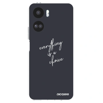Picasee silikonska prozirna maskica za Honor 90 Lite 5G - Everything is a choice