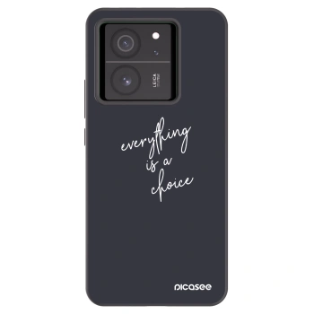 Picasee crna silikonska maskica za Xiaomi 13T Pro - Everything is a choice