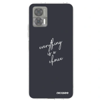Picasee silikonska prozirna maskica za Motorola Edge 30 Neo - Everything is a choice