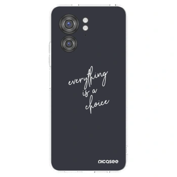 Picasee silikonska prozirna maskica za Motorola Edge 40 - Everything is a choice