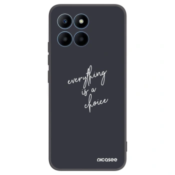 Picasee crna silikonska maskica za Honor 70 Lite - Everything is a choice