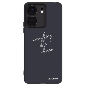 Picasee crna silikonska maskica za Xiaomi Redmi 13C 4G - Everything is a choice