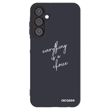 Picasee crna silikonska maskica za Samsung Galaxy A25 A256B 5G - Everything is a choice