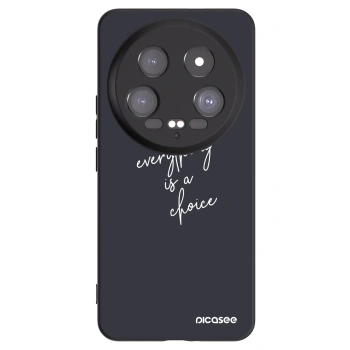 Picasee crna silikonska maskica za Xiaomi 14 Ultra - Everything is a choice
