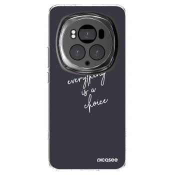 Picasee silikonska prozirna maskica za Honor Magic6 Pro - Everything is a choice