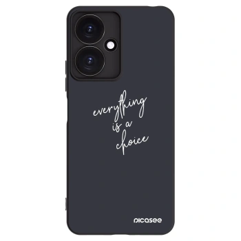 Picasee crna silikonska maskica za Xiaomi Redmi 13C 5G - Everything is a choice
