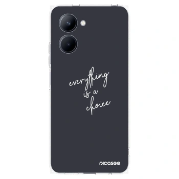 Picasee silikonska prozirna maskica za Realme C33 (2023) - Everything is a choice