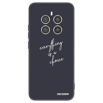 Picasee crna silikonska maskica za Realme 12 Pro 5G - Everything is a choice