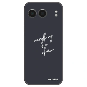 Picasee crna silikonska maskica za OnePlus Nord 4 - Everything is a choice