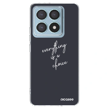 Picasee silikonska prozirna maskica za Xiaomi 14T Pro - Everything is a choice