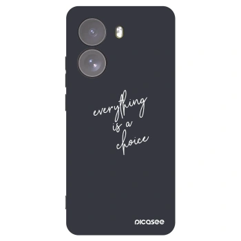 Picasee crna silikonska maskica za Xiaomi Poco X7 - Everything is a choice
