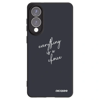 Picasee crna silikonska maskica za Samsung Galaxy S25 Edge 5G - Everything is a choice