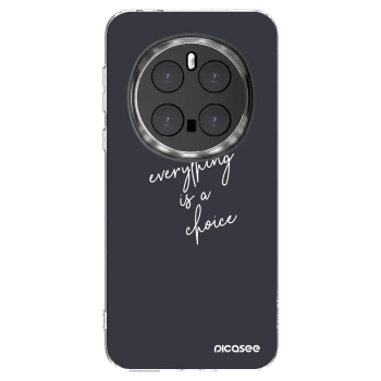 Picasee silikonska prozirna maskica za Honor Magic7 Pro 5G - Everything is a choice
