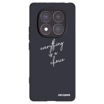Picasee crna silikonska maskica za Xiaomi Redmi Note 14 Pro 4G - Everything is a choice