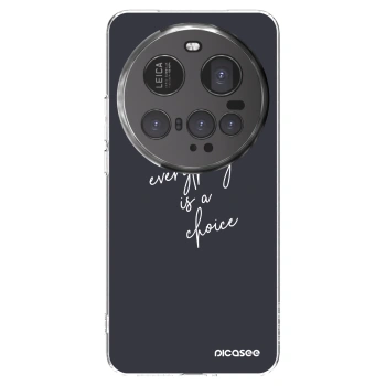 Picasee silikonska prozirna maskica za Xiaomi 15 Ultra - Everything is a choice