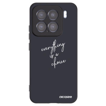 Picasee crna silikonska maskica za Xiaomi 15 - Everything is a choice