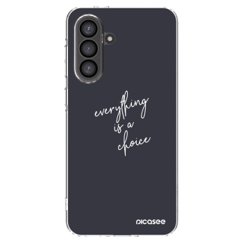 Picasee silikonska prozirna maskica za Samsung Galaxy A36 5G - Everything is a choice