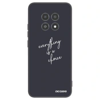 Picasee crna silikonska maskica za Realme 12X - Everything is a choice